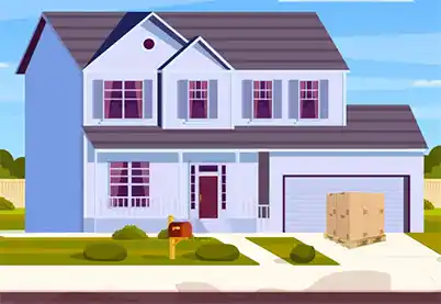 Estes Final Mile Front Door Delivery Diagram