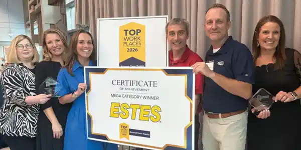 Estes Ranks First In Richmond’s Top Workplaces - Mega Category For The Second Time