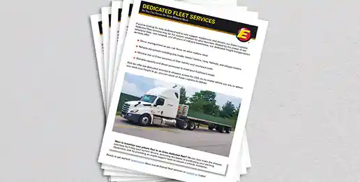 Estes' Dedicated Fleet Services Overview