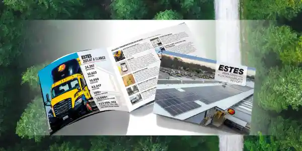 Picture of Estes Releases Its Third Annual Sustainability Report